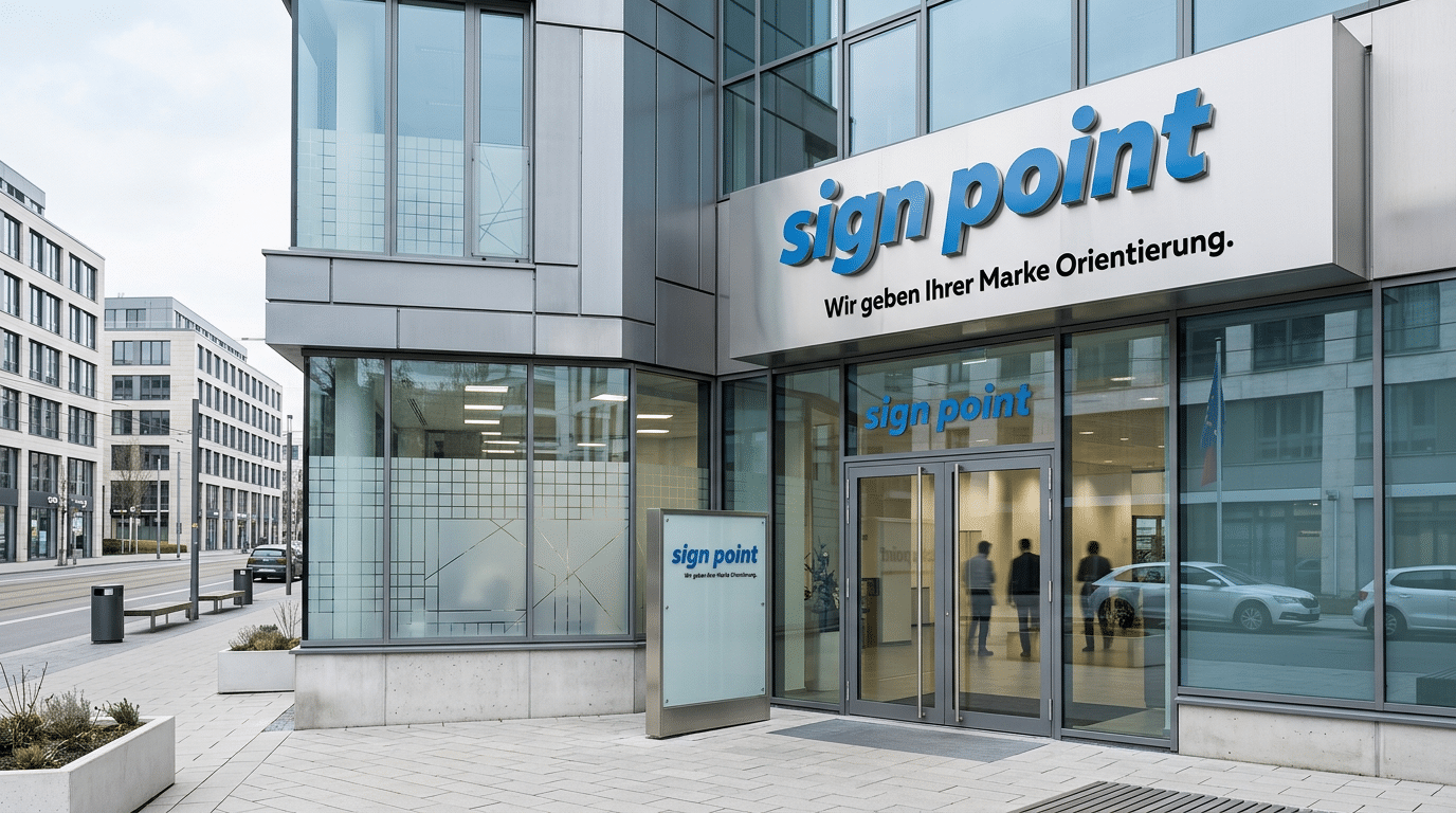 Beschilderund signpoint Braunschweig proffessionelle Werbetechnik